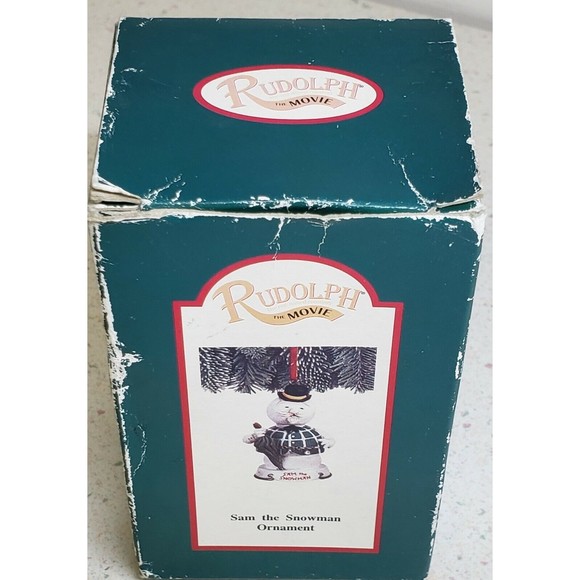 Rudolph the Movie ~ Sam The Snowman Ornament ~ Midwest of Canon Falls 1999 ~ NIB - Picture 10 of 10